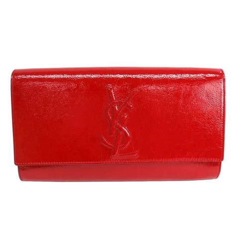 ysl clutch bag red|saint laurent evening bag.